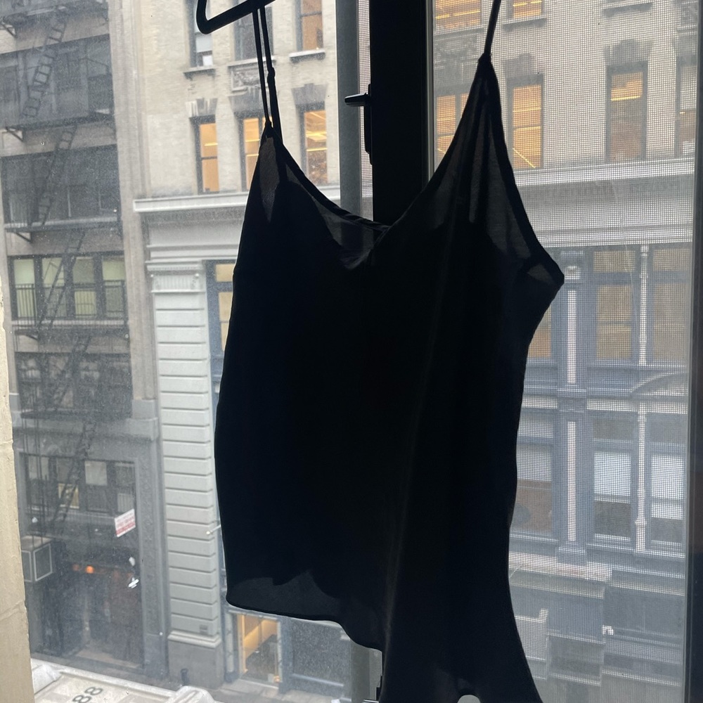 Vintage black tank blouse !